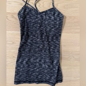 lululemon athletica vintage Black Gray Tank Top